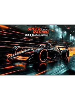 Альбом для рис.40л. Проф-Пресс Profit "Мрамор-1" 40-7261 на скобе