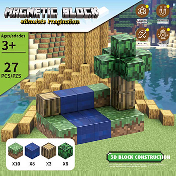 Конструктор магнит Z02A (27шт) в/к