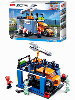 Мини-конструктор M38-B0759C Город Техобслуживание (340дет) в/к