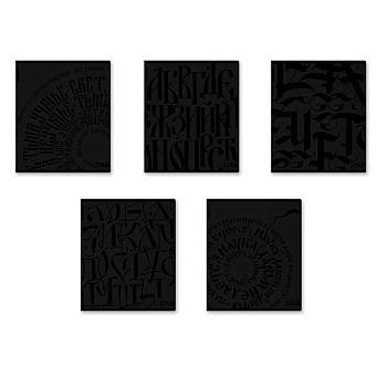 Тетрадь 48л. (клетка) EK "Lettering" 60622 твин-лак,асс.