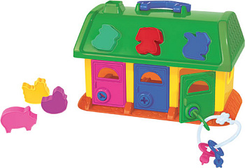Домик д/зверей логика (28х15,3х18,5см) в/сет 9166 (Полесье)