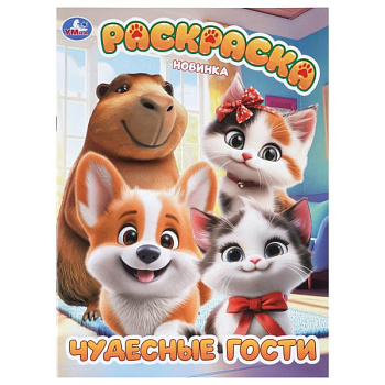 Раскраска А4 Чудесные гости 978-5-506-11378-2