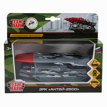 Машина Технопарк металл. ЗРК Антей-2500 (15см) дв,под.дет,инерц,в/к SB-17-62-A(GY)-WB