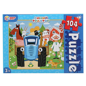 Пазлы (104эл) Синий Трактор 4630115523512