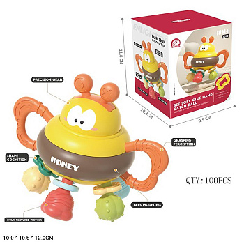 Игрушка-погремушка для малышей антистресс 1688-68 в/к