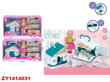 Куколка с игровым набором 89018 в/к