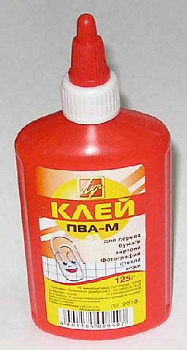 Клей ПВА 125гр. ЛУЧ 20С 1333-08 красный флакон