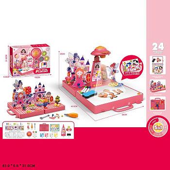 Мозаика с отверткой + проектор B104 в чемодане