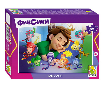 Пазлы (104эл) Фиксики Новый сезон 82266 (Степ)