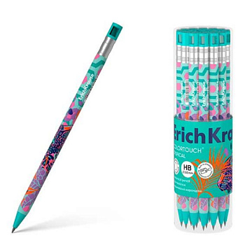 Карандаш авт. 2,0мм цанговый EK ColorTouch "Tropical" 60755 HB,точилка 60755
