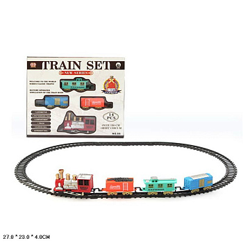 Железная дорога 66 (4вагона) 14 дет. в/к