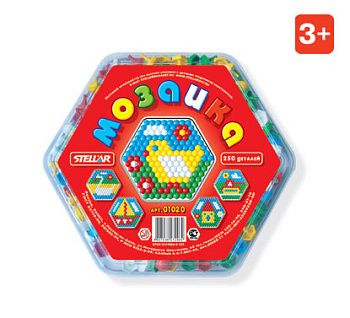 Мозаика (d13мм/250дет) шестигр.поле 01020 (Стеллар)