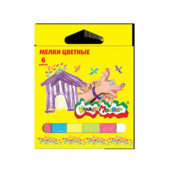 Мел  6цв. Каляка-Маляка МЦКМ06 к/к