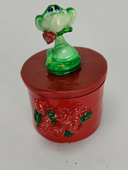 Шкатулка Змея 8см D05199 2вид (4шт/уп) цена за 1 шт