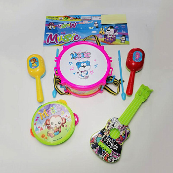 Набор муз.инструментов 2098-3 (5предм) в пакете