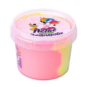 Слайм Прихлоп зефирка (100гр) красный/желтый 00427