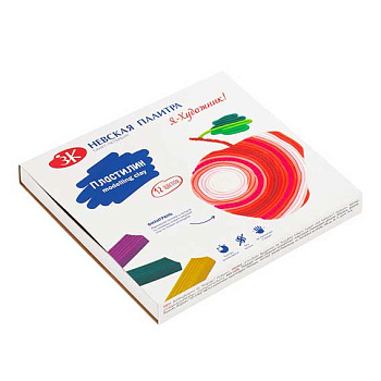 Пластилин 12цв.,240гр. ЗХК "Я - Художник!" 221411506 со стеком