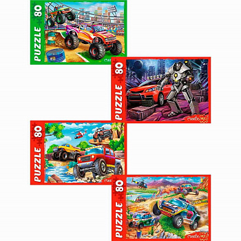 Пазлы (80эл) Крутой Вираж№17 Ф80-2005