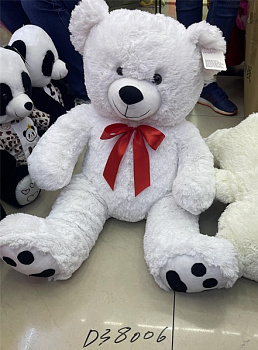 МШБ.Медведь 50/70см с бантом 2цв. D38006