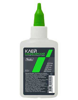 Клей канцелярский  65гр ХАТ 10065 с дозатором
