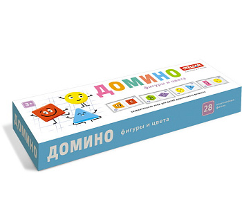Домино большое Фигуры и цвета 00026 (Стеллар)