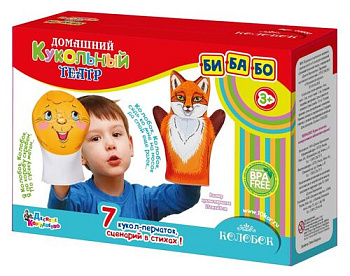 Кукольн.театр Колобок (7кукол-перчаток) 03663 (Дес.Кор.)