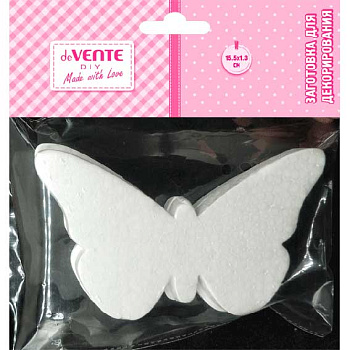 Фигурки пенополистирольные deVENTE "Бабочка" 155*13мм,1шт. 8003932