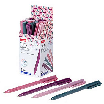 Ручка масл. шар. ХАТ "Tool" 080018 синяя,0,7мм,с клипом,асс.