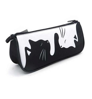 Пенал-косметичка ПЧЕЛКА 220*105*65 К-7 "Гармония" объёмн.,на молн.,печать на ткани