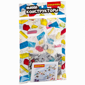 Bondibon Конструктор 3-в-1 Армия (6вид,15,5х23см) ВВ3232