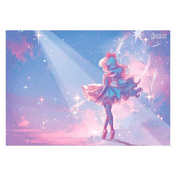 Клеёнка д/труда КОКОС 35*50см "Magic ballerina" 251002 ПВХ,120мкм 251002