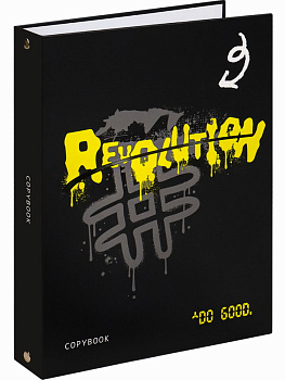 Тетрадь 80л. (клетка) Проф-Пресс Граффити Т80-2342 на кольцах