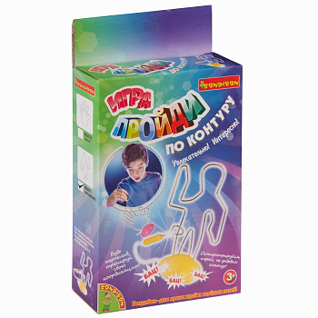 Вondibon Настольная игра Пройди по контуру! (контур по форме Человечка) ВВ2077