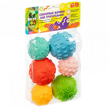Вondibon Игр.разв.Сенсорные мячики Планета (6шт) ВВ4900