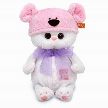 Кошечка Ли-Ли BABY (20см) в шапке "Мышка" LB-094