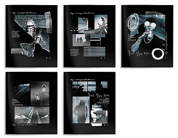 Тетрадь 48л. (клетка) SchoolФормат "Мой коллаж" ТОК48-МКЖ мел.карт.,твин-лак