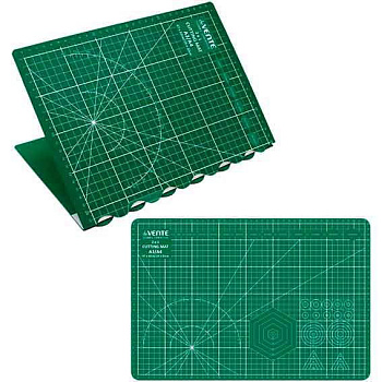 Коврик д/резки складной deVENTE А3-А4 4200413 непрорезаемый,толщ. 3мм,двухстор.,пятисл.