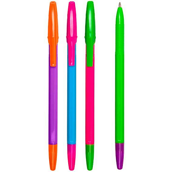 Ручка шар. deVENTE "Disco" 5073534 синяя,0,7мм,корп.асс.