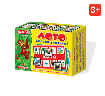 Лото (48фиш) Весело учиться 00904 (Стеллар)