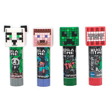 Клей-карандаш  9гр. CENTRUM "My Game" 76566 с топпером,ПВП-основа,асс.