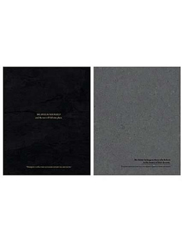 Тетрадь 96л. (клетка) А4 Проф-Пресс спираль "Минимализм и фразы-3" 96-5359 софт-тач,асс.