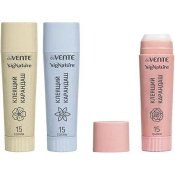 Клей-карандаш 15гр. deVENTE "sigNATURE" 4042501 PVP основа,выс. вязкость,асс.