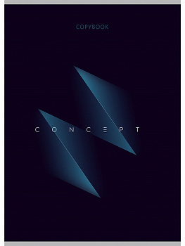 Тетрадь 48л. (клетка) А4 Проф-Пресс Концептуальная абстракция Т48-2251 цвет.мело