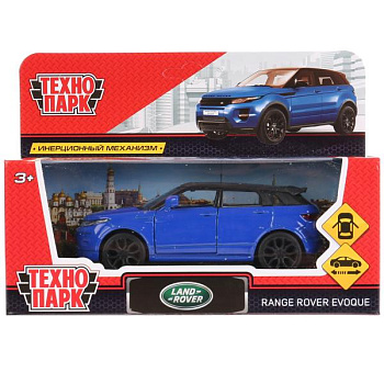 Машина Технопарк металл. Land Rover Range Rover Evoque синий (12,5см) дв,инер,в/к EVOQUE-BU