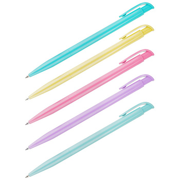 Ручка шариковая автоматическая OfficeSpace "Lucky" синяя, 0,7мм BPr_95069