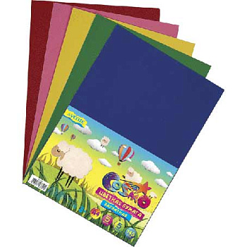 Бумага цв. барх. А4  5л. 5цв. deVENTE 8040510 пласт. пакет с е/подвесом