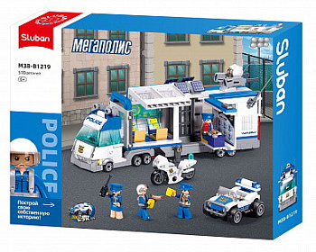 Мини-конструктор M38-B1219 (510дет, 4фигуры) 