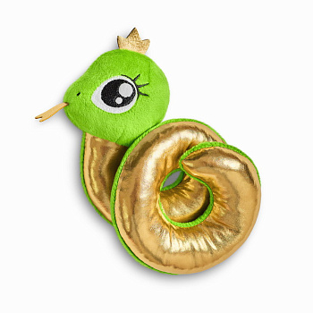 Игрушка мяг. Змейка на руку Золотая принцесса 942 (Мякиши)