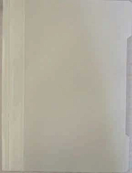 Скоросшиватель пластиковый А4 Бюрократ прозр.верх.лист 816309 (PS20) белый