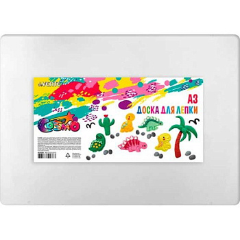 Доска для лепки А3 deVENTE 8041529 белая,пластик